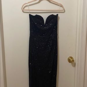 Nookie black sequin dress